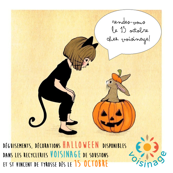 Opération Halloween Recyclerie VOISINAGE
