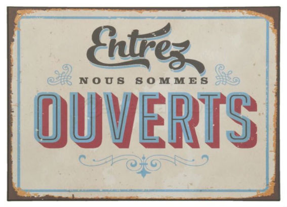 Nous sommes ouverts!
